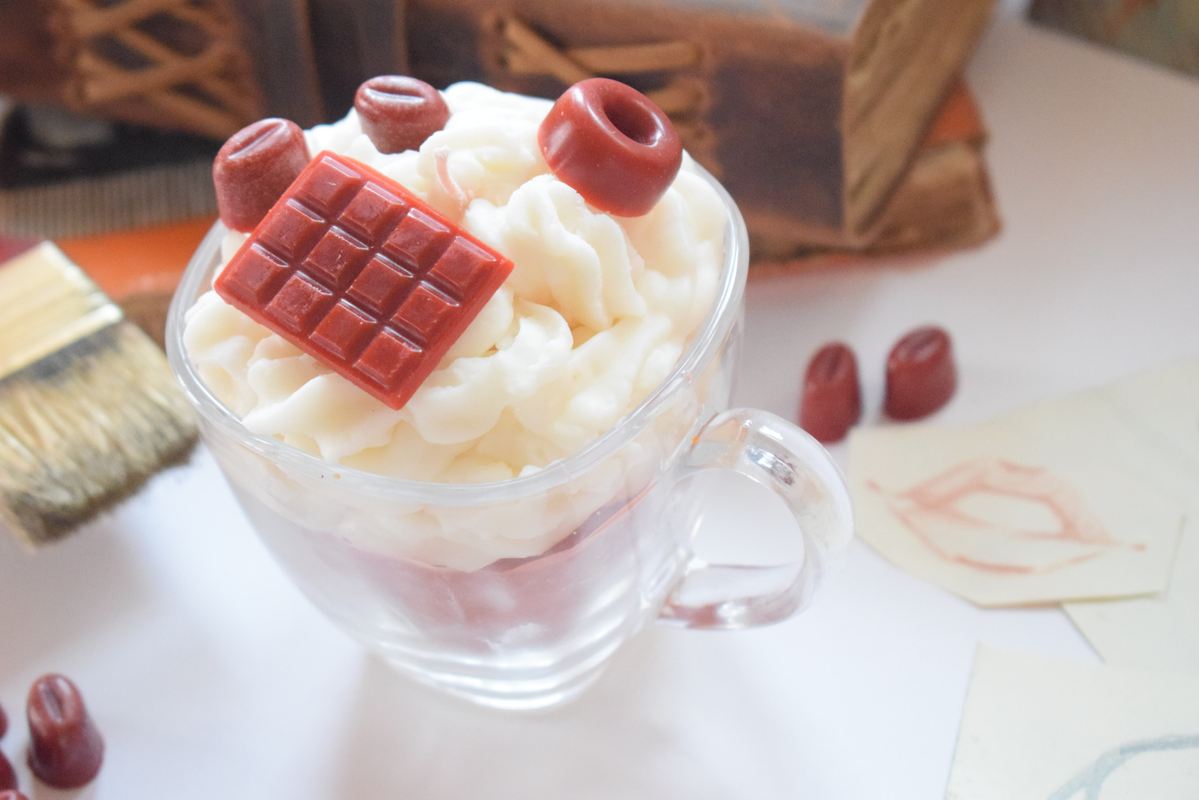 Candle Coffee Latte Eco Friendly Handmade Decor