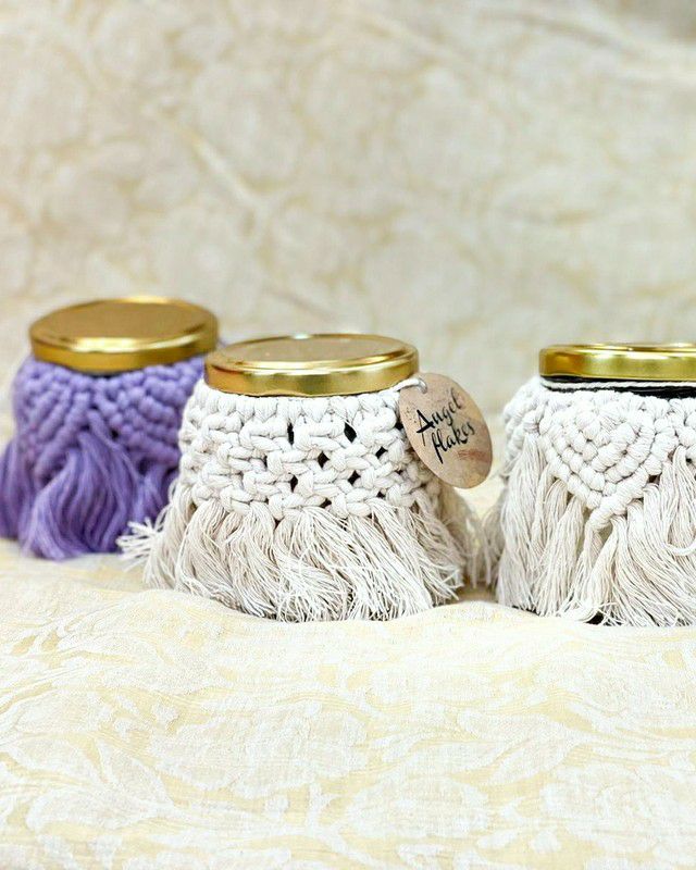 Macrame Soy Candle 