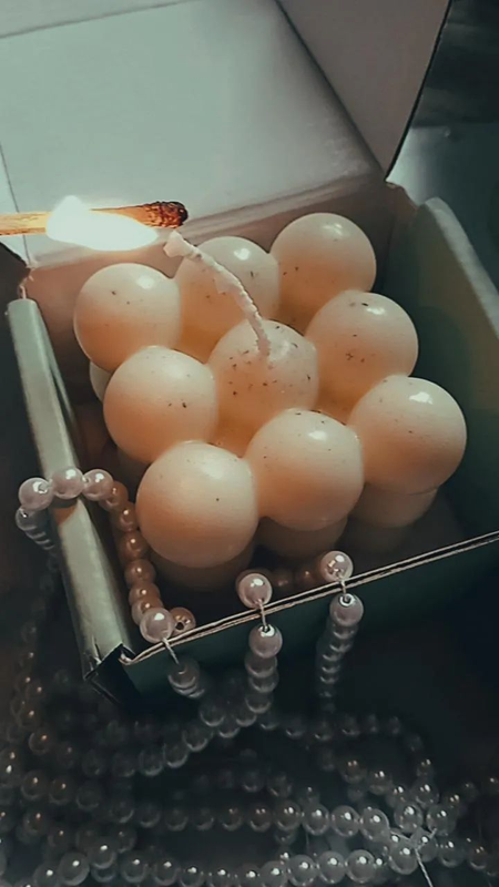 Bubble Candles ,soy Wax Candle