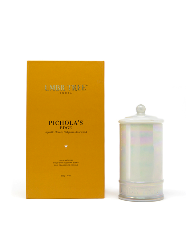 Picholas Edge Fine Fragrance Candle, Natural Air Purifier, Toxin Free,  350g, 70hrs
